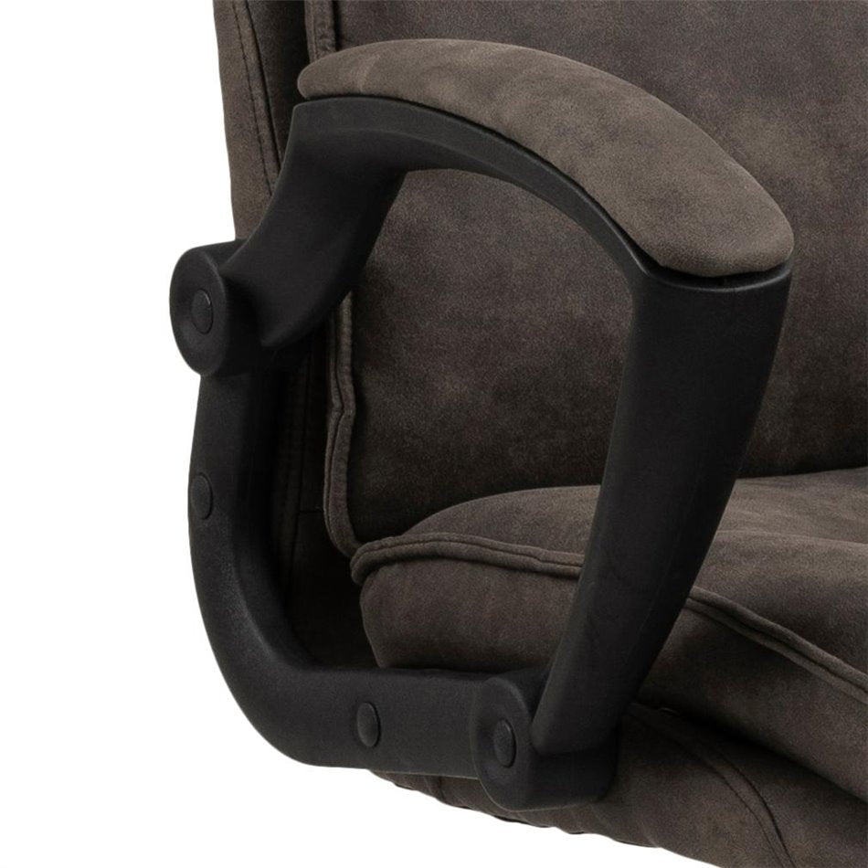 Ergonomischer Bürostuhl Acbraid – Anthrazitgrau, höhenverstellbar und mit verstellbaren Armlehnen, 115 × 67 × 69,5 cm