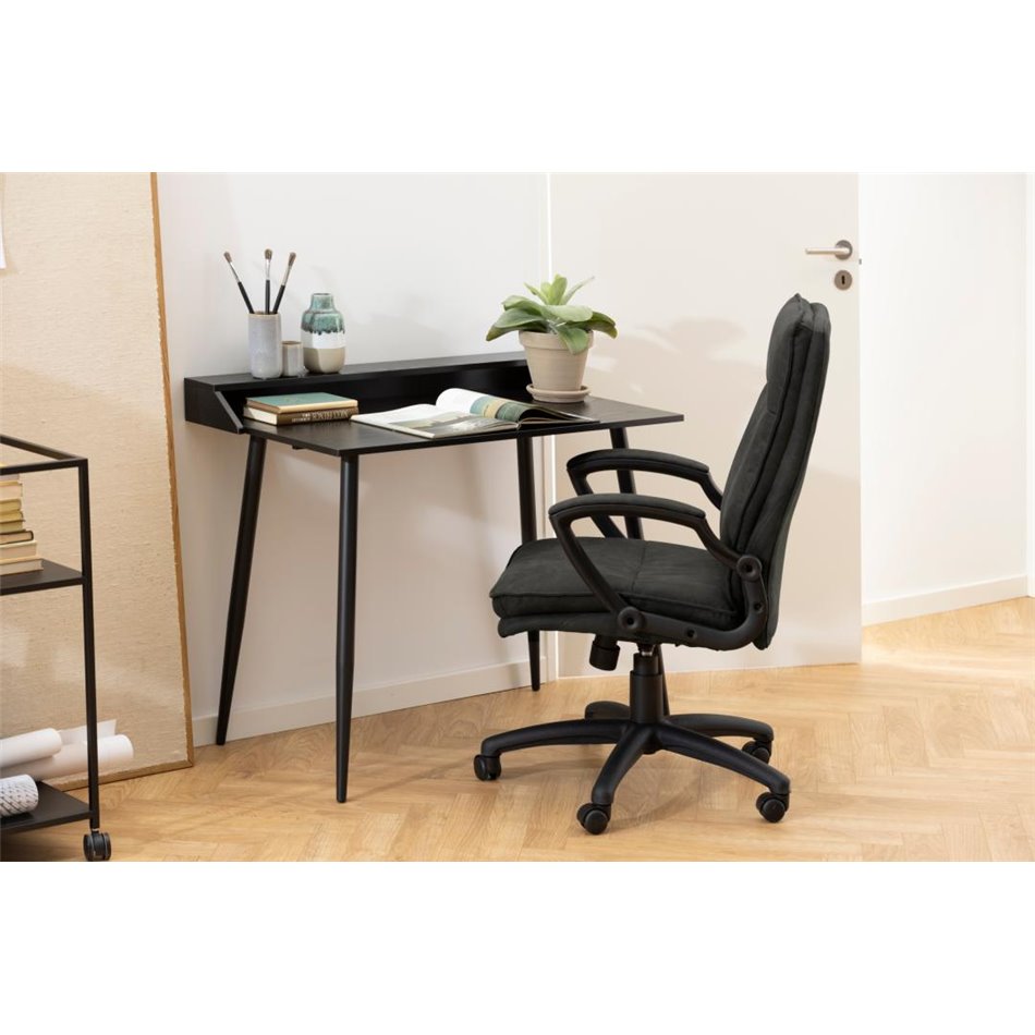 Ergonomischer Bürostuhl Acbraid – Anthrazitgrau, höhenverstellbar und mit verstellbaren Armlehnen, 115 × 67 × 69,5 cm