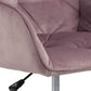 Arook Adjustable Office Chair – Dusty Rose Fabric, Modern Ergonomic Design