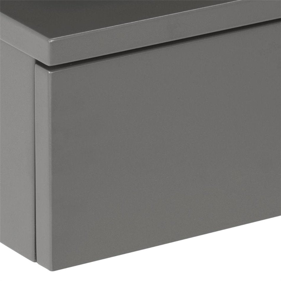 Bedside table Agnlan, grey, H22.5x35x32cm