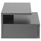 Bedside table Agnlan, grey, H22.5x35x32cm