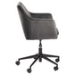 Ergonomic Office Chair Aron – Dark Grey, Adjustable Height & Armrests, 91×58×58 cm