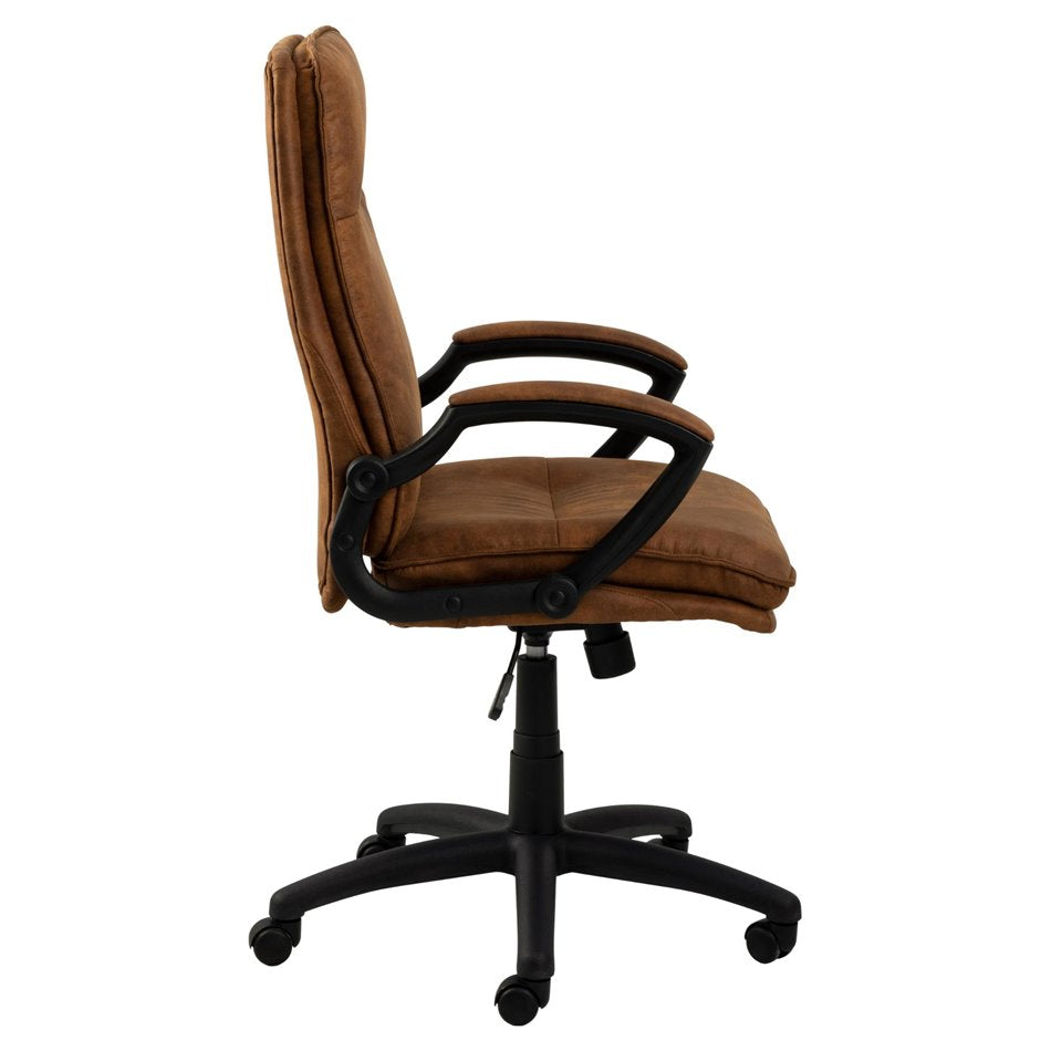 Ergonomic Office Chair Acbraid – Brown, Adjustable Height & Armrests, 115×67×69.5 cm
