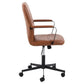 Ergonomic Office Chair Alora – Brown, Adjustable Height & Armrests, 90×57×60 cm