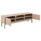 Alinley TV Table – Oak Veneer MDF, 160×40×50 cm
