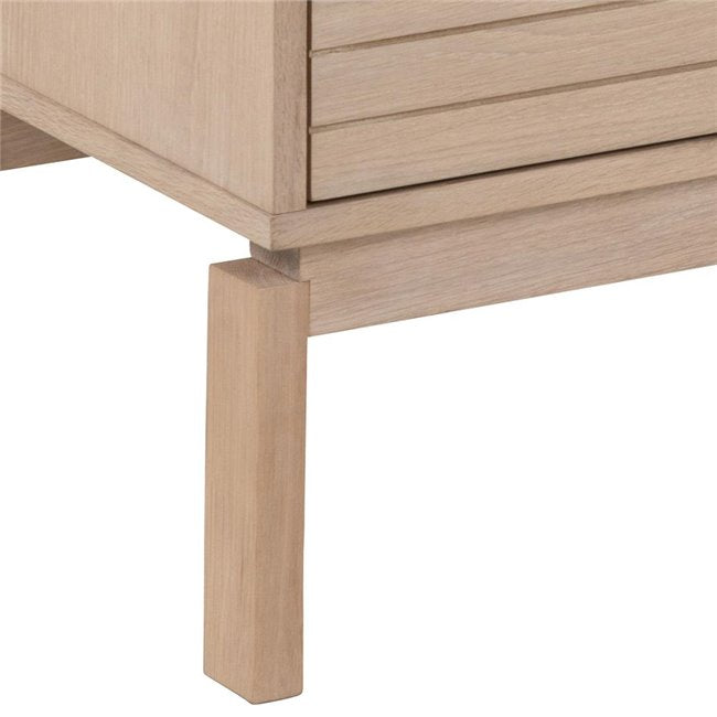 Alinley TV Table – Oak Veneer MDF, 160×40×50 cm