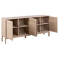 Sideboard Alinley, oak veneer, H80x180x40cm