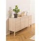 Sideboard Alinley, oak veneer, H80x180x40cm