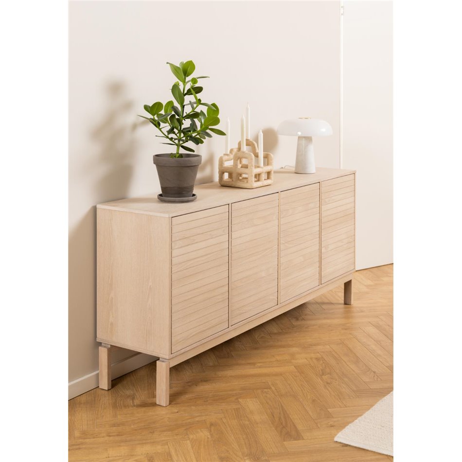 Sideboard Alinley, oak veneer, H80x180x40cm