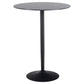 Alto Bar Table – Black Metal & Ceramic, D80×H105 cm