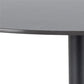 Alto Bar Table – Black Metal & Ceramic, D80×H105 cm