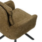 Armchair Arringo, taupe, swivelling 180 degrees, H95x63x57cm, seat height 50cm