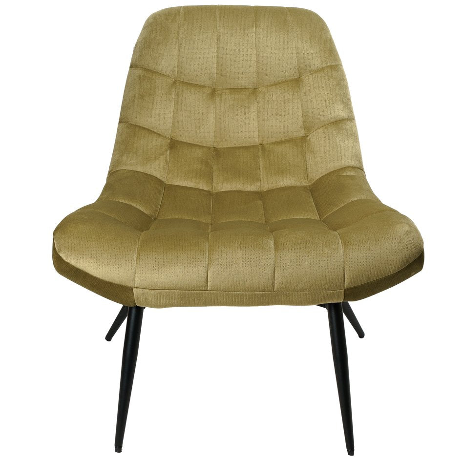Armchair Oberwart, mustard color, H83x47x77cm, seat height 47cm