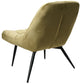 Armchair Oberwart, mustard color, H83x47x77cm, seat height 47cm