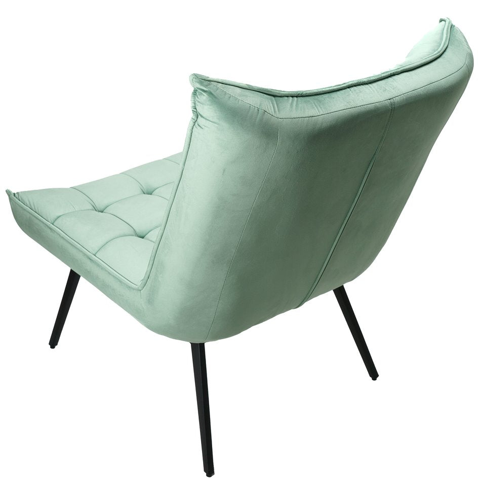 Armchair Oltina, peppermint, H101x79.5x81cm, seat height 49cm