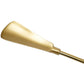 Gold-Finish Horn-Handled Shoehorn – Tall Metal Style