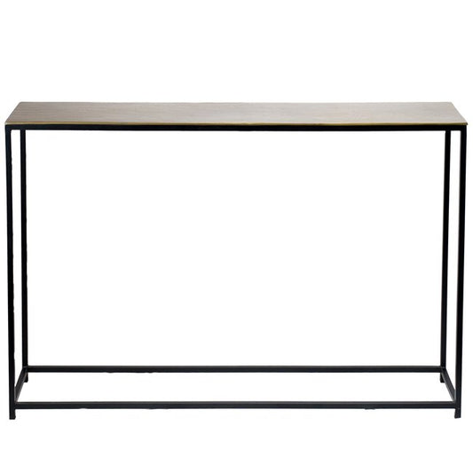 Javron L Console Table – Wood with Metal Frame