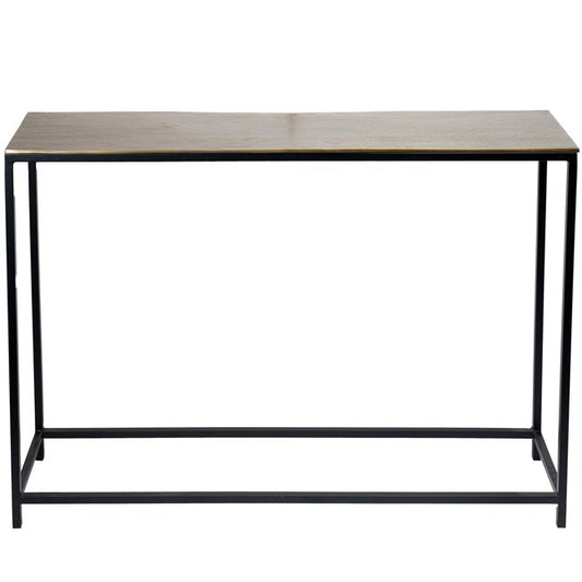 Javron S Console Table – Wood with Metal Frame
