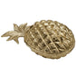 Box Pineapple, aluminium, gold color, 8.8x19x10cm