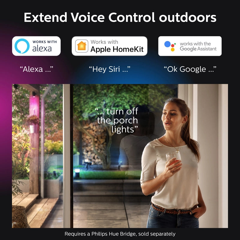 Smart Outdoor LED Spotlight Starter Kit (3-Spot Base Kit)