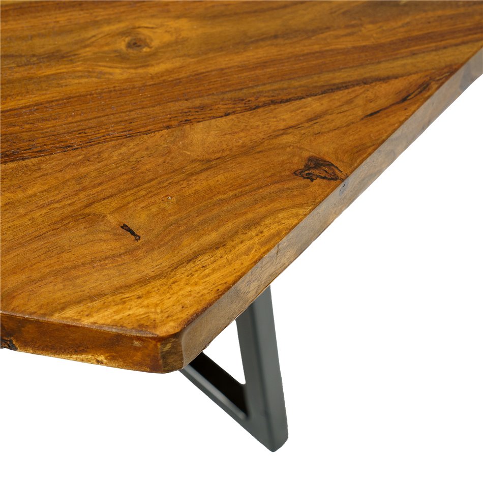 Sheesham Wood Coffee Table – Modern Square Design