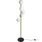 Floor lamp Rade opal white/brass color, H170cm, D30cm, G9x5 5W(MAX)