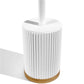 Modern White Toilet Brush – H40 × Ø9.5 cm