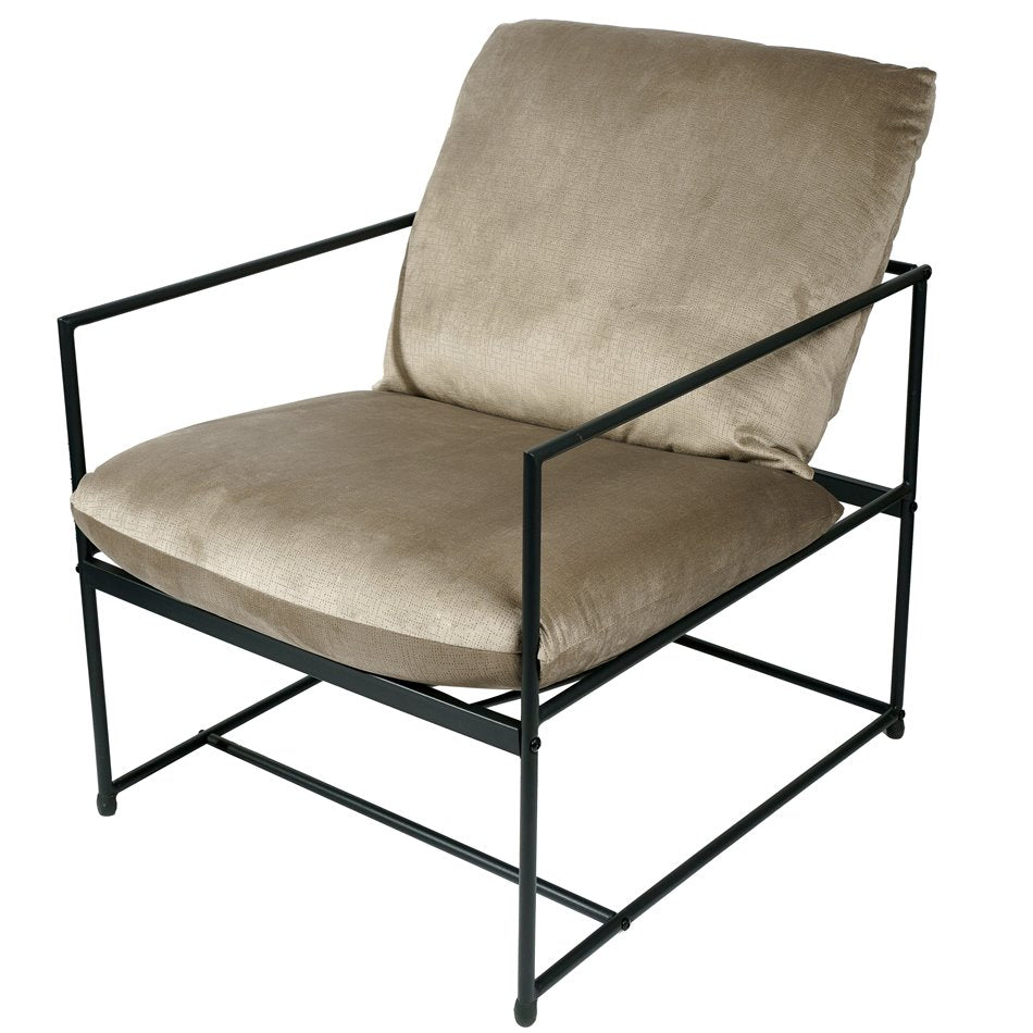 Armchair Oltenita, grey, H80x64x75, seat height 46cm