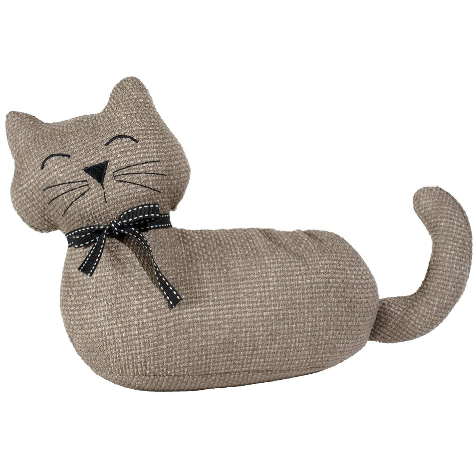 Cat Door Stopper – Plush Animal Fabric Door Wedge