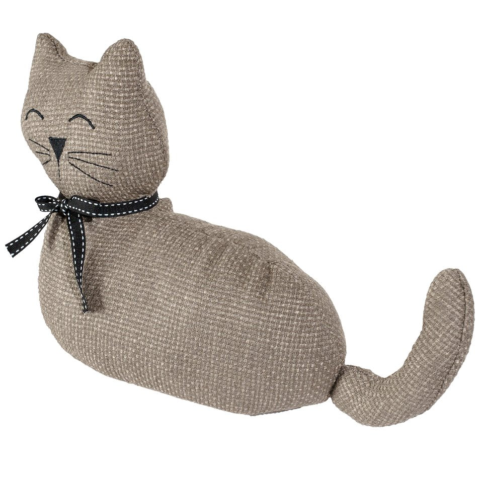 Cat Door Stopper – Plush Animal Fabric Door Wedge