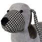 Grey Dog Monty Door Stopper – Plush Animal Fabric Wedge