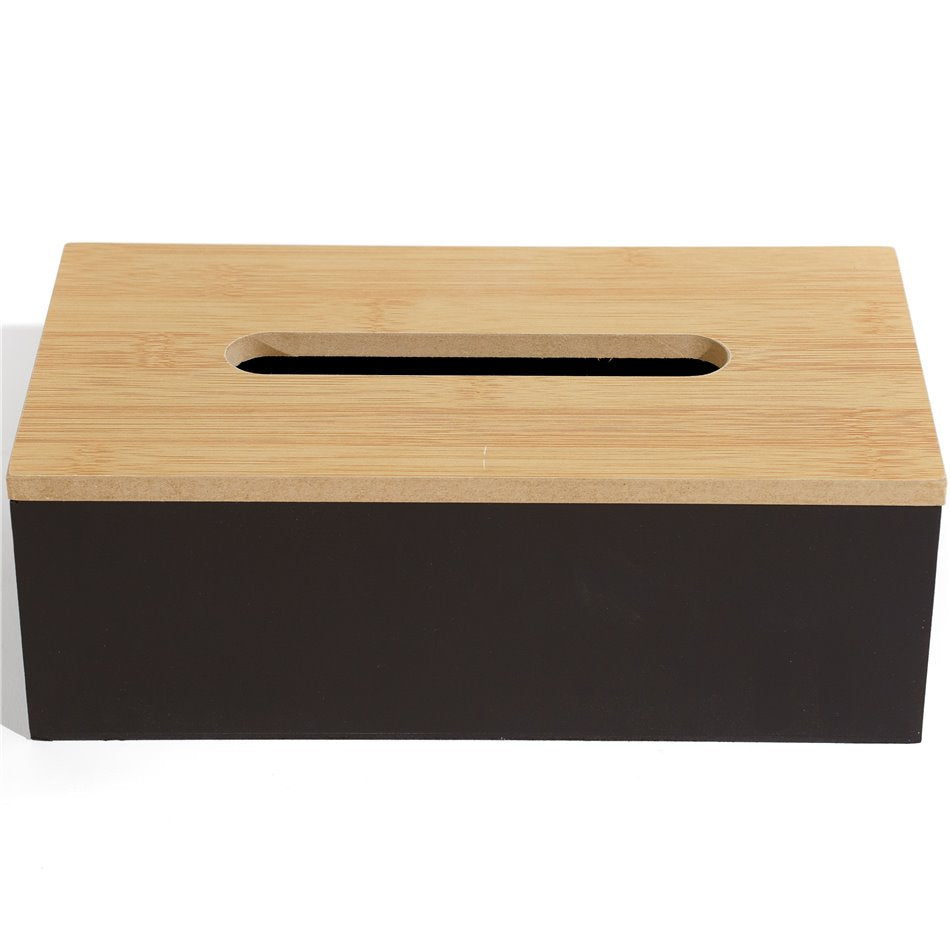 Tissue box, charcoal, H9x25x13cm
