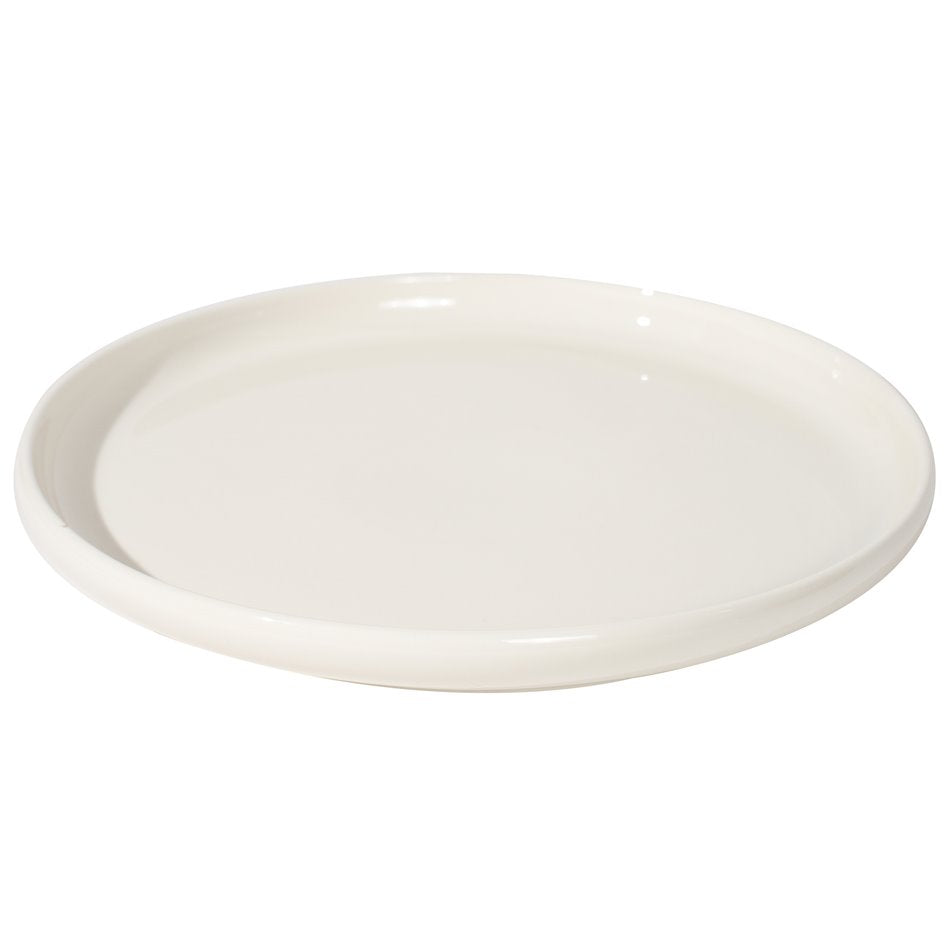 Dinner plate Nora, white, porcelain, D27cm