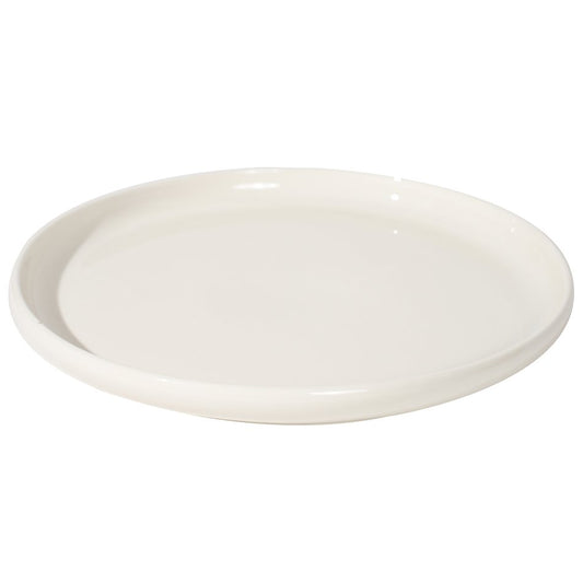 Dinner plate Nora, white, porcelain, D27cm