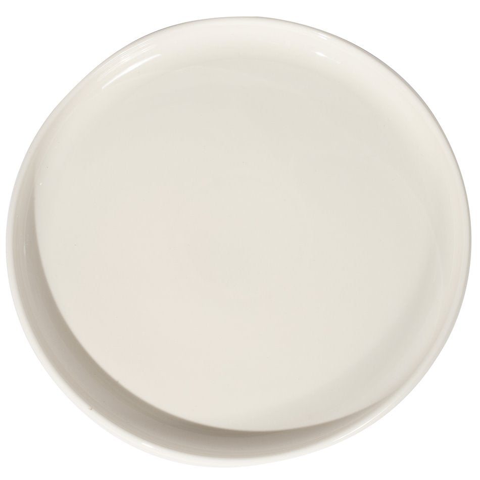 Dinner plate Nora, white, porcelain, D27cm