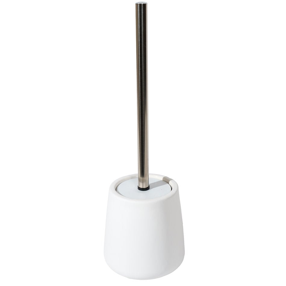 Toilet brush Rub, white, H40cm, D12cm