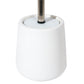 Toilet brush Rub, white, H40cm, D12cm