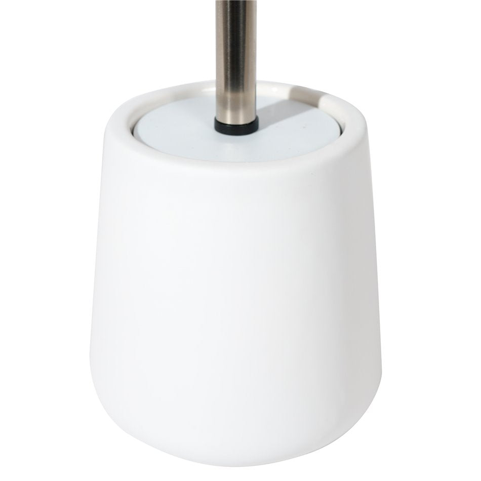 Toilet brush Rub, white, H40cm, D12cm