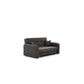 Compact Extendable Sofa Bed with Storage, Velvet Upholstery, Grey – Elaine