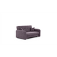Compact Extendable Sofa Bed with Storage, Velvet Upholstery, Purple – Elaine