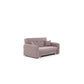 Compact Extendable Sofa Bed with Storage, Velvet Upholstery, Pink – Elaine