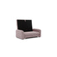 Compact Extendable Sofa Bed with Storage, Velvet Upholstery, Pink – Elaine