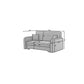 Compact Extendable Sofa Bed with Storage, Velvet Upholstery, Pink – Elaine
