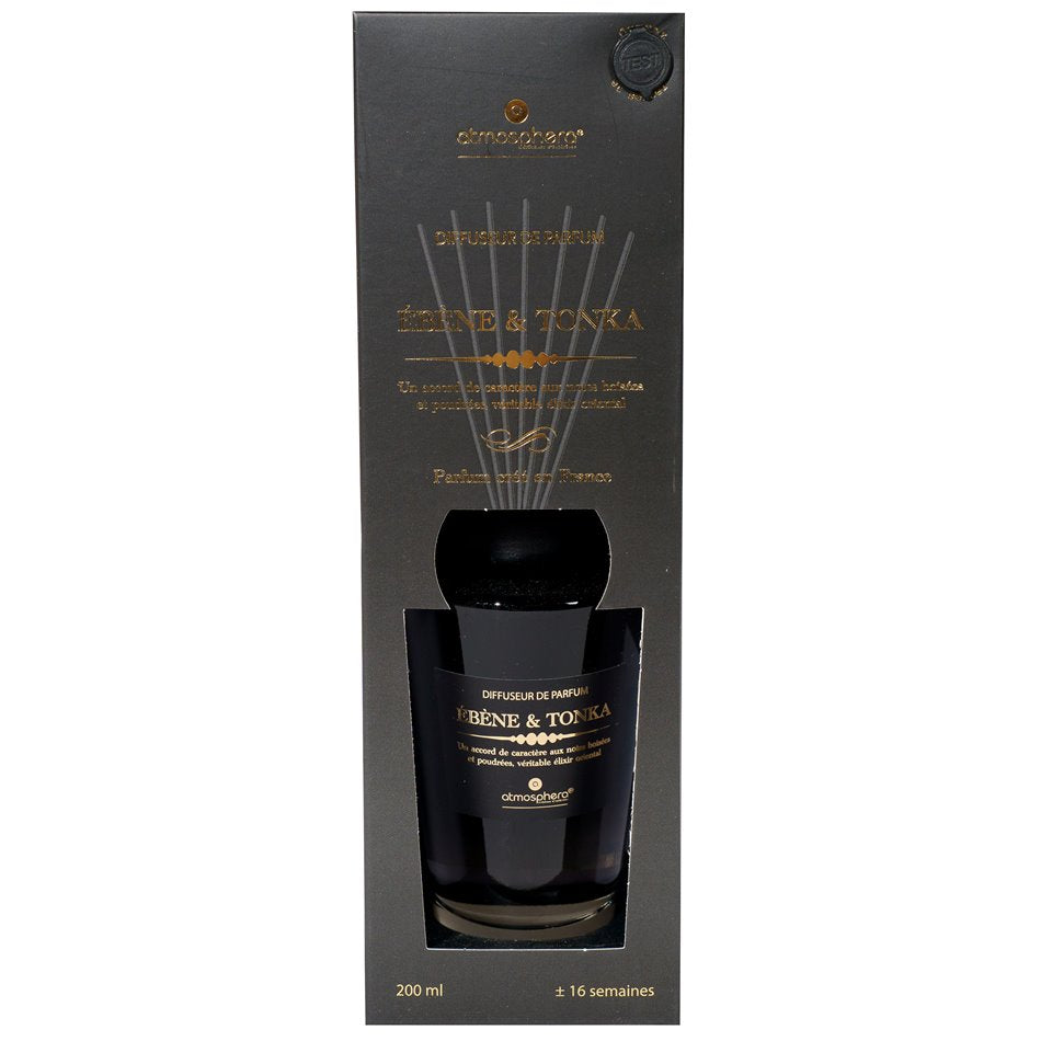 Diffuser Alma Ebene&Tonka, 200ml, H24xD9cm