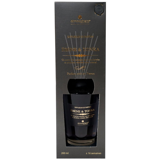 Diffuser Alma Ebene&Tonka, 200ml, H24xD9cm