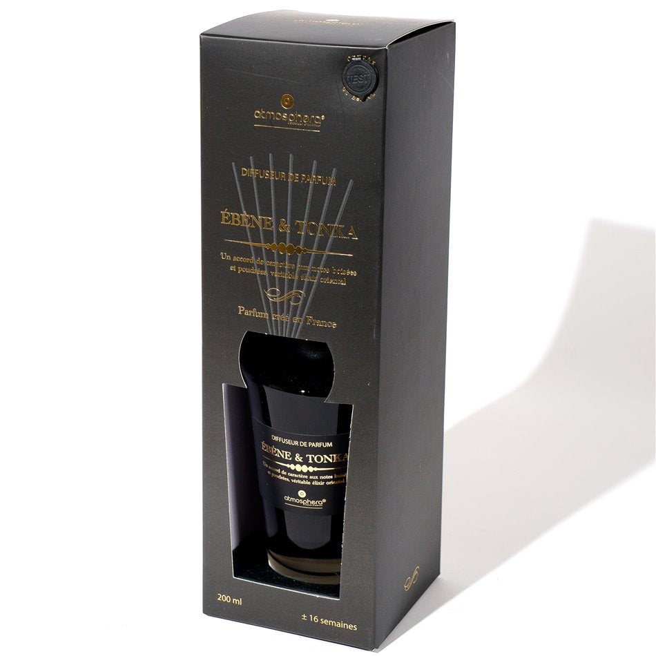 Diffuser Alma Ebene&Tonka, 200ml, H24xD9cm