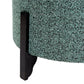Mafra M Light-Blue Storage Bench – H34 × W37 × L37 cm