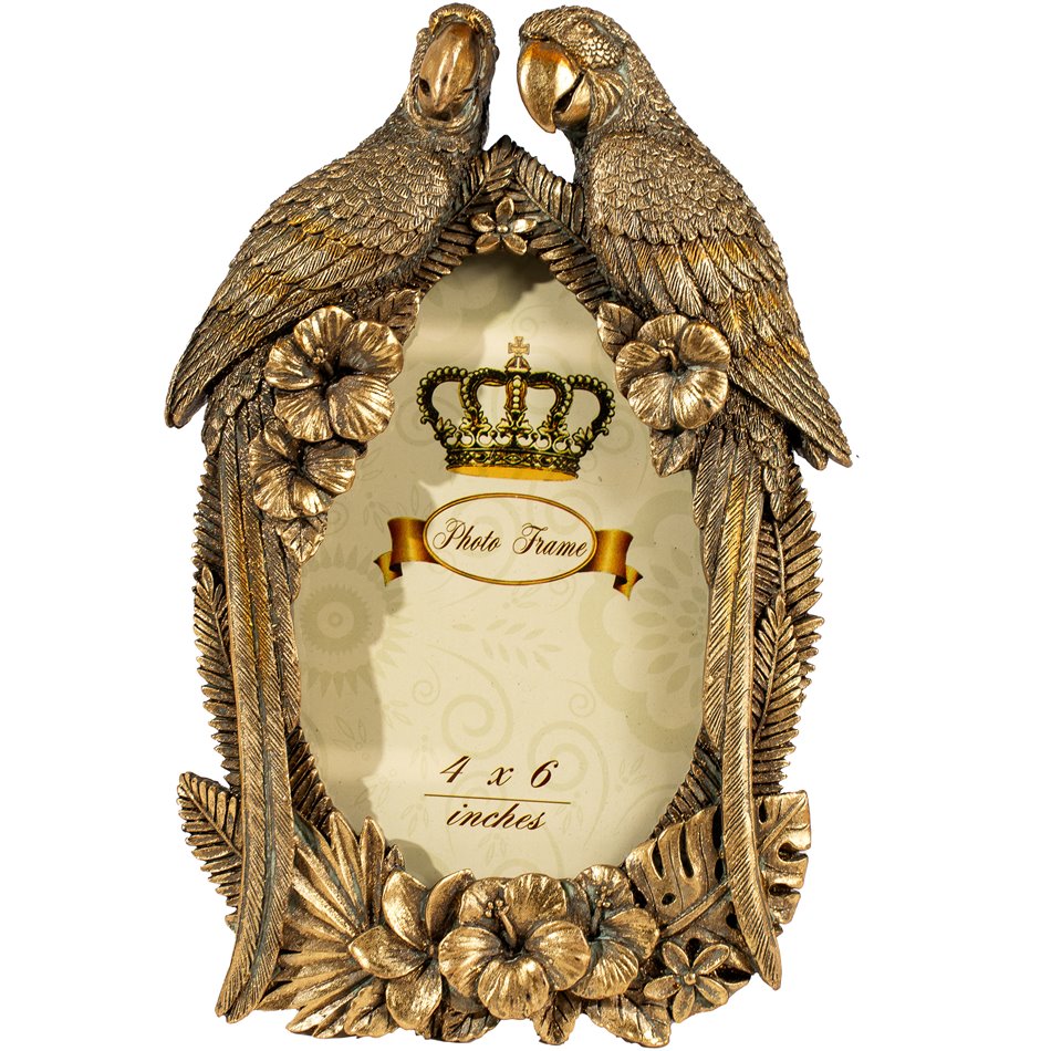 Photoframe Two Parrots, 23.5x16x3cm