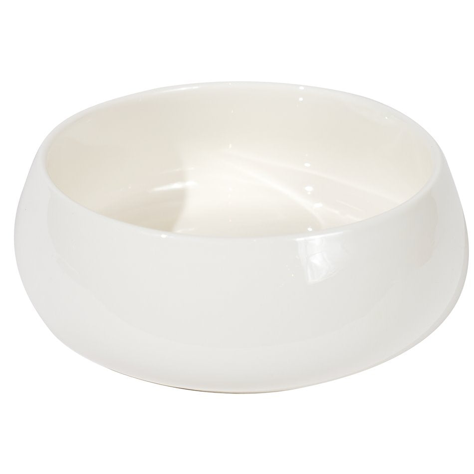 Bowl Nora, white color, porcelain, D15.3cm, H6cm