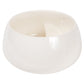 Salad bowl Nora, white color, porcelain, H10,8cm, D21cm